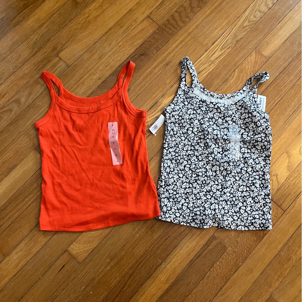 Two small old navy woman’s tank tops NWT